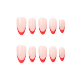 Red French | Handmade Press-Ons