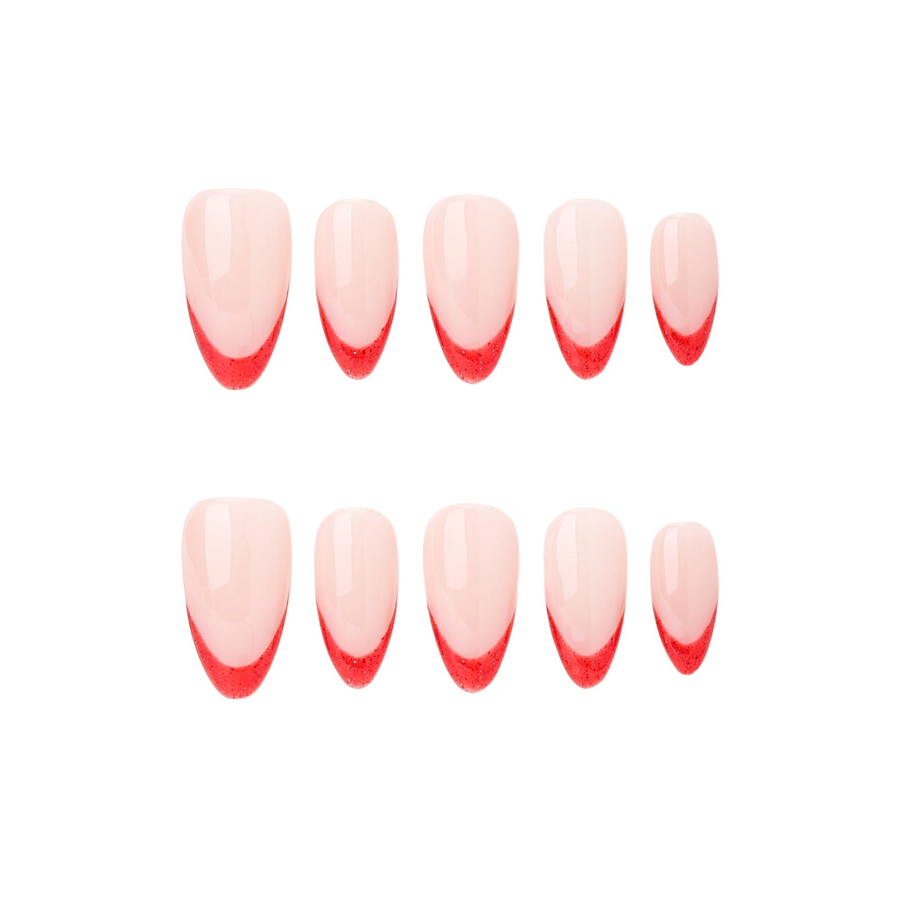 Red French | Handmade Press-Ons